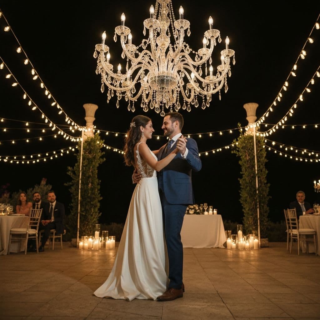 First dance at luxury wedding